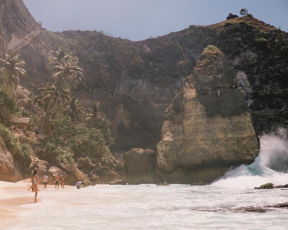 Tropical Glamping Nusa Penida - Private Romantic Seaside Bungalow Diamond Beach Pelilit Exterior foto