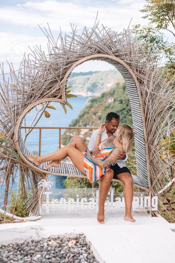 Tropical Glamping Nusa Penida - Private Romantic Seaside Bungalow Diamond Beach Pelilit Exterior foto