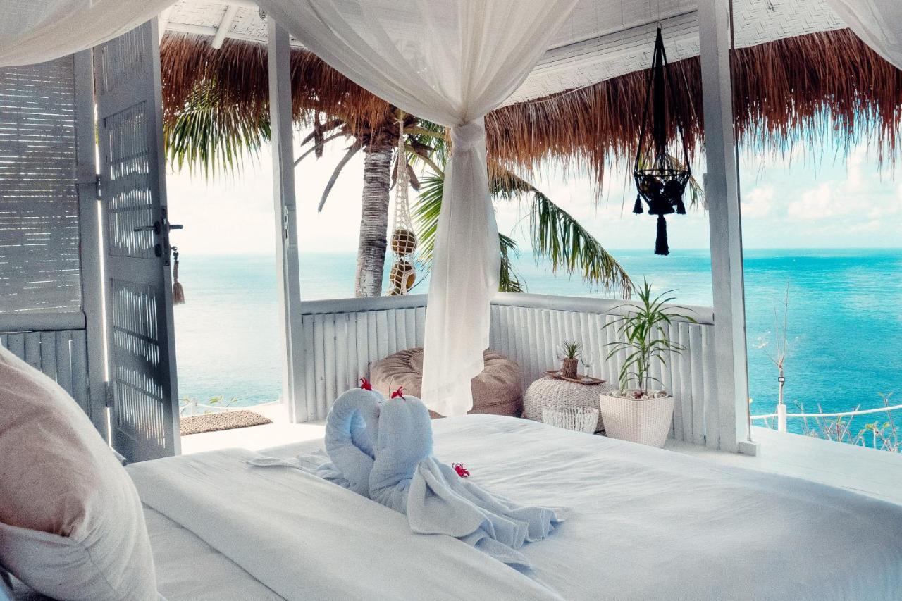 Tropical Glamping Nusa Penida - Private Romantic Seaside Bungalow Diamond Beach Pelilit Exterior foto